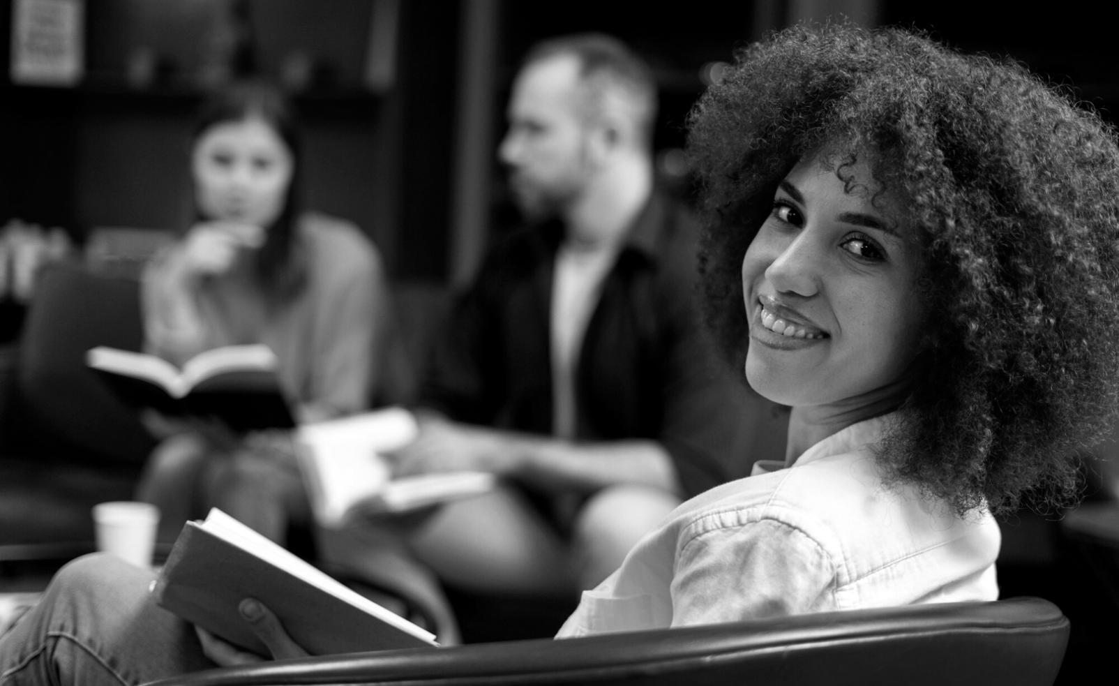 Modern finance team working with automated invoice processing system