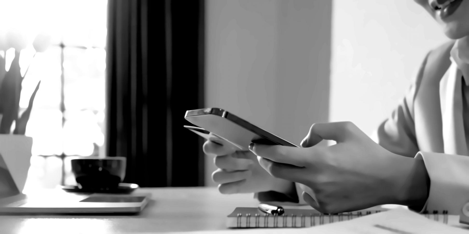 Team member reviewing client inquiry on computer screen